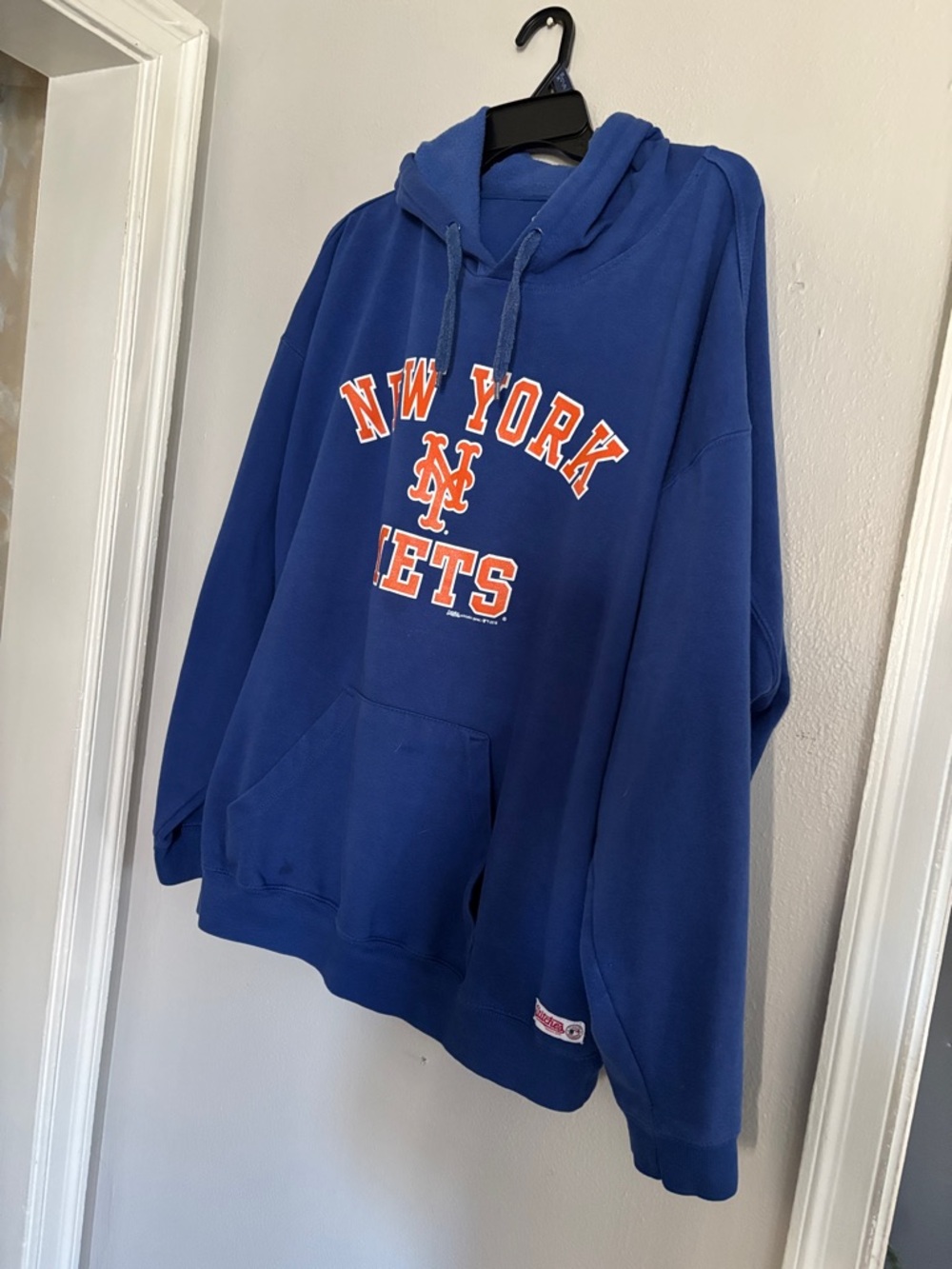 Russell Athletic Royal Blue Hoodie with Orange NY Mets Logo